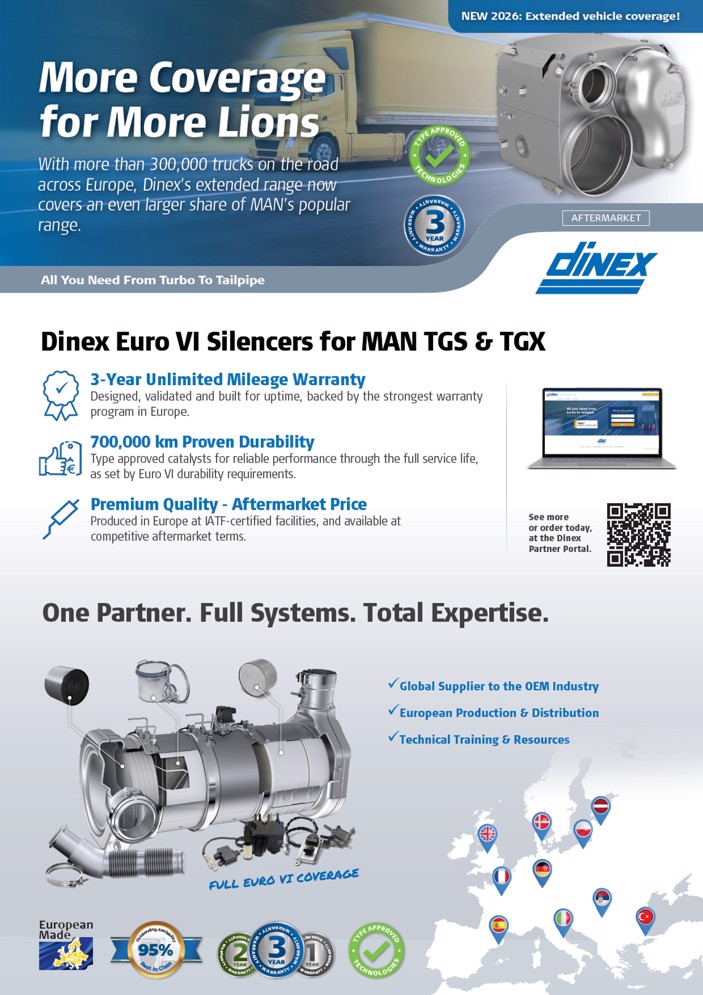 Euro VI Silencer for MAN TGS/TGX